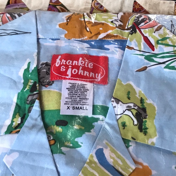 Frankie & Johnny Vintage Rare Sleepwear Top - Picture 3 of 6